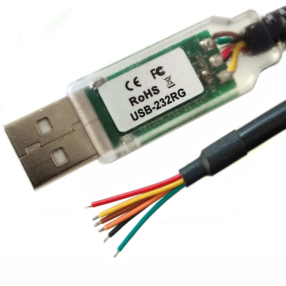 FT232RQ TTL-232RG-VREG3V3-WE 1800串口线FTI串行通讯线USB TT
