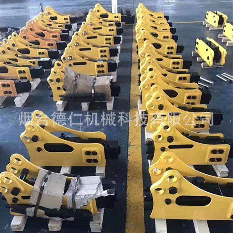 5小微型液压破碎锤钩机微型三角形锤头10迷你挖掘机破碎器