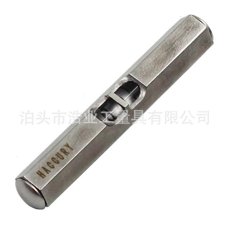 小型条式水平仪68mm袖珍水准器便携式水平仪不锈钢六角圆形水平尺
