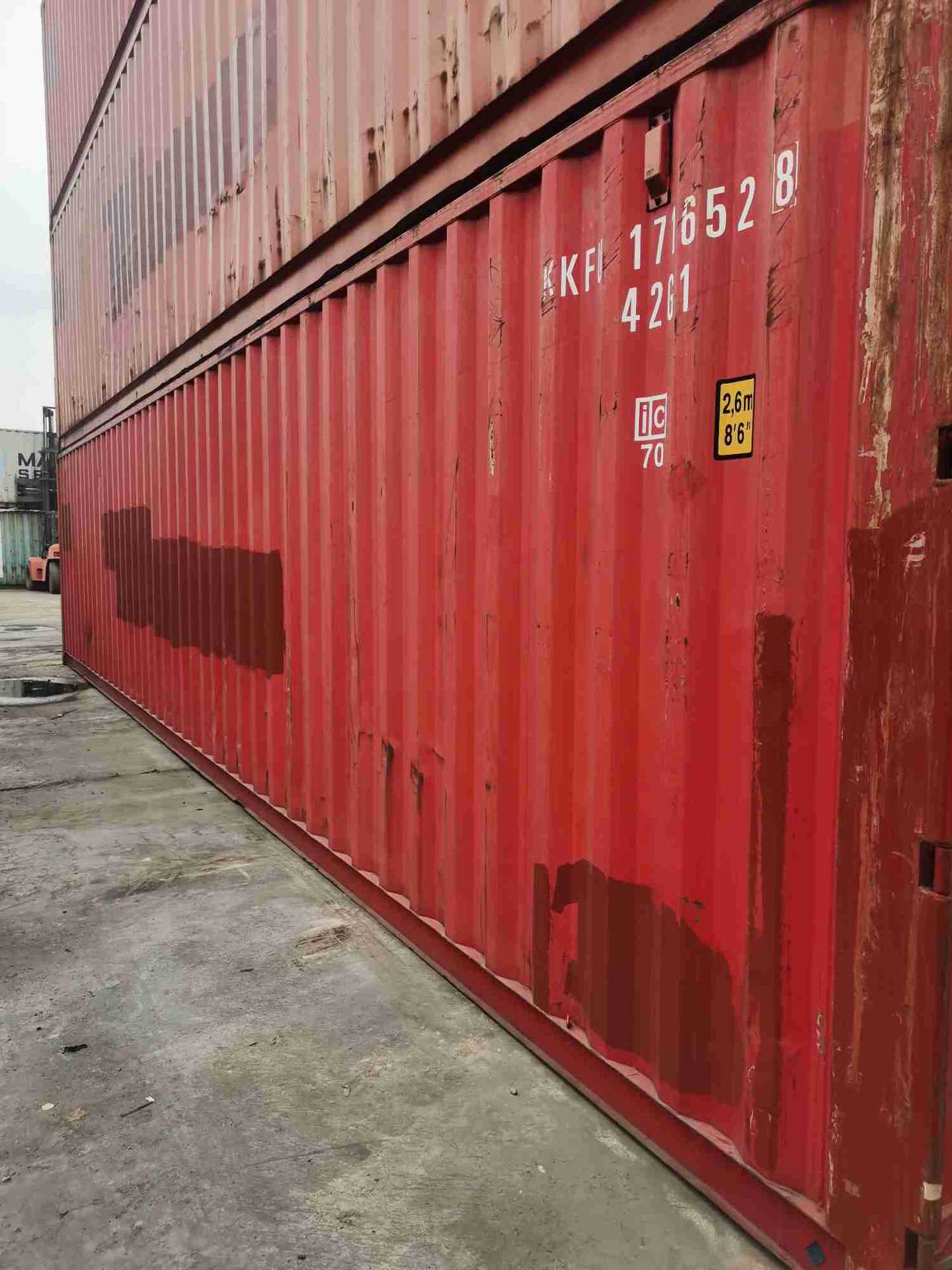 12米标准海运集装箱 40GP英尺旧集装箱，40尺普柜