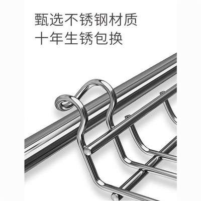 不锈钢水槽置物架上方厨房厨具收纳架晾洗水池Q沥水架放碗架碗碟