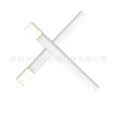 厂家乳白罩360度横插led 2g11 18W 85-265V 410mm 双管led灯