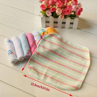 Set Wash 8PCS Washcloths Organic Cotton Absorbent Baby Soft