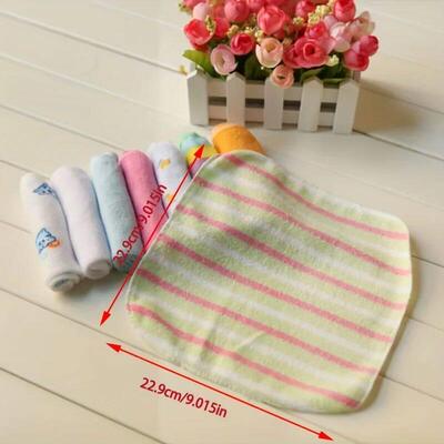8PCS Baby Washcloths Set, Soft Absorbent Organic Cotton Wash