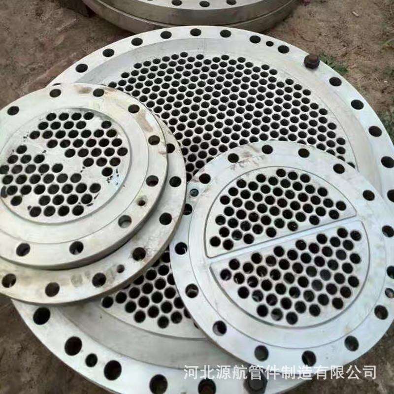 现货供应大口径不锈钢管板法兰 管板换热器 大型锻造冷凝器管板