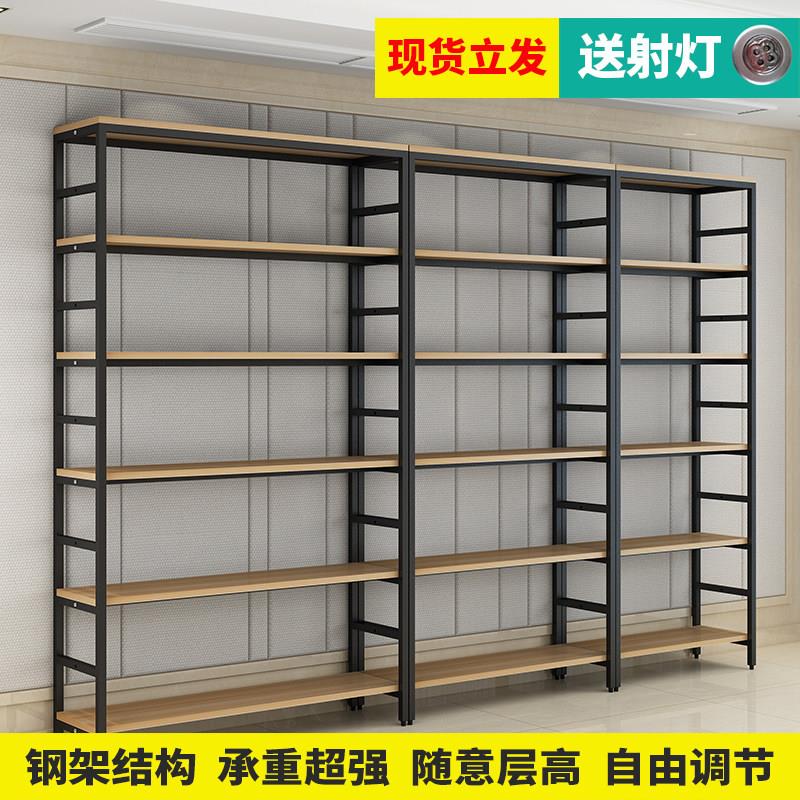 仓储货架超市展示架书架多层书橱组合收纳架储物多功能铁艺置物架