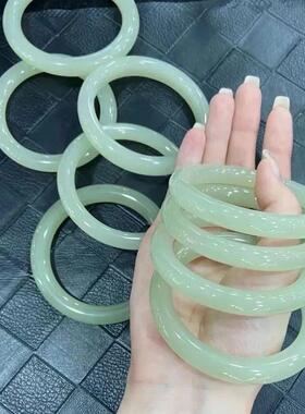 冰种白天山玻璃月光古风仙气手镯