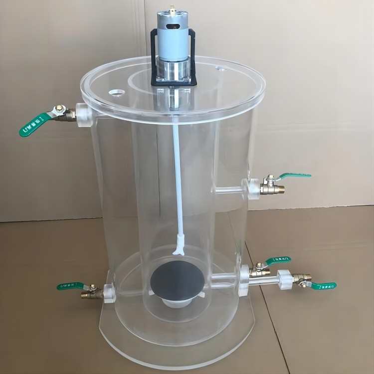 高透明亚克力有机玻璃圆柱形管实验仪器法兰雕刻螺纹水箱加工定制