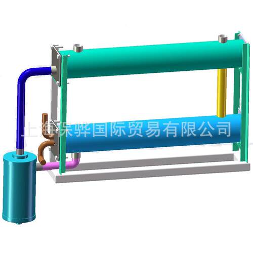 4m²通用管壳蒸发器匹配12P压缩空气处理系统,实现-40°C露点控制