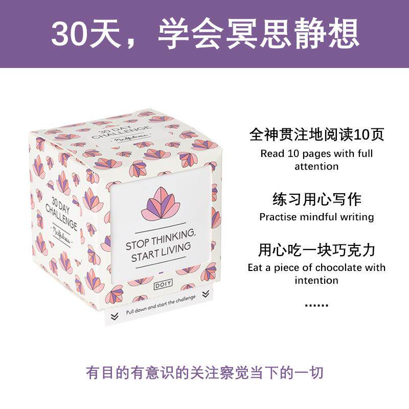 正品愿一】DOIY30天挑战指南问候爱幸福生活/ins摄女影恋 男生/日