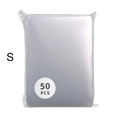 11UE 50Pcs Matte Clear Card Sleeves Standard Size