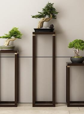 花架置物架台落地式内室客多厅阳装饰摆件花台实木层多肉花54851