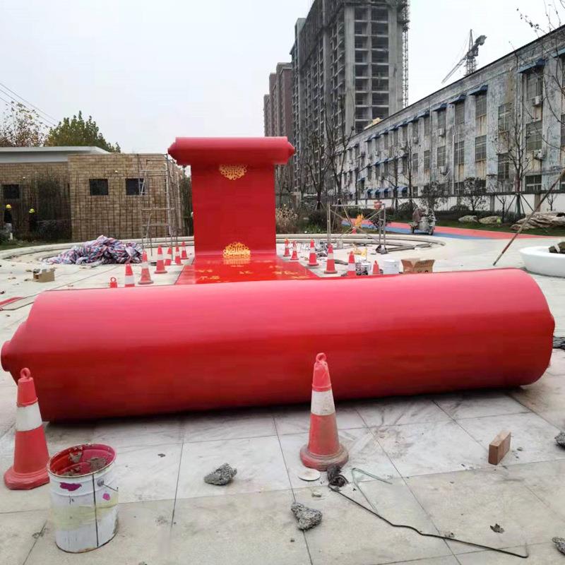 玻璃钢景观雕塑户外广场几何组合金属装饰摆件抽象仿真雕塑