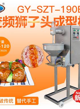 赣云变频狮子头成型机双速四喜丸子机大型全套做大肉丸肉粒丸设备