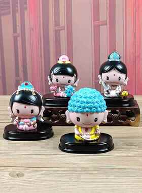 十二生肖，生佛招财，可爱卡通八位守护神，办公室书房，桌面汽车