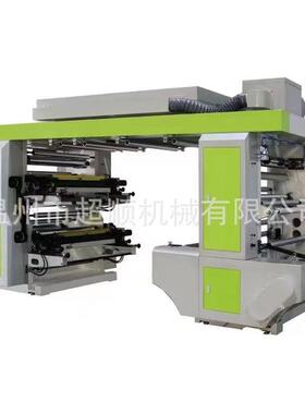 1000型四色柔板印刷机液压起落板气动压轮柔印机机组式电子印刷机