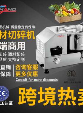 嘉航跨境热卖果蔬打碎机商业用自动碎菜机跨境发端调料切碎机