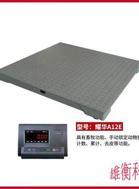 1-3吨地磅 XK3190-A12E数显精准平台电子磅 落地加厚台面电子地磅