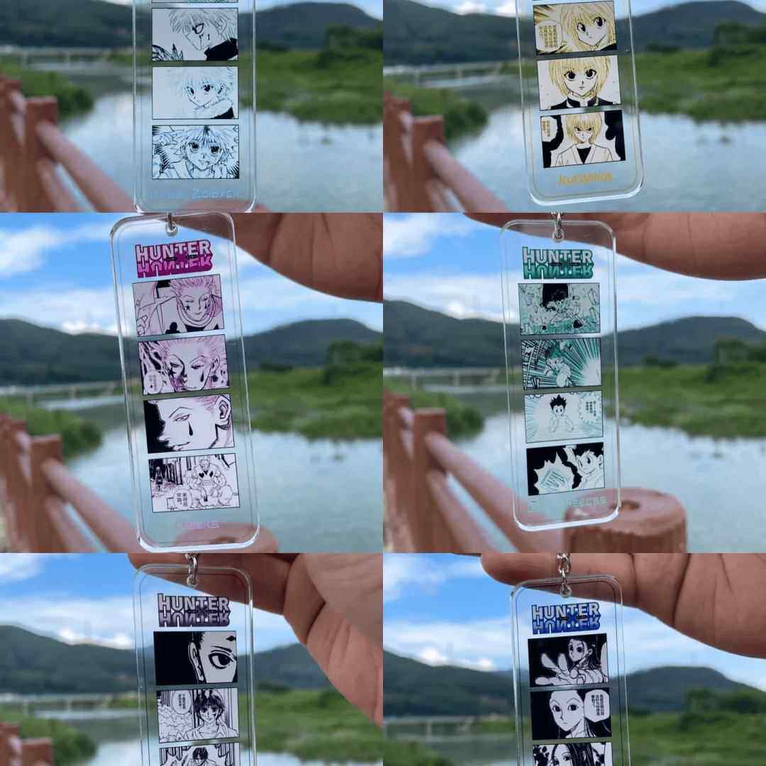 全职猎人周边亚克力挂件奇犽 小杰 西索 酷拉皮卡 伊尔迷