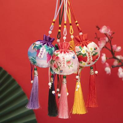 新款平安福袋小香包汽车挂件香囊艾草荷包袋端午文创随身锦囊香袋