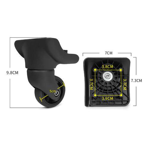 D043万向轮行李箱滑轮美旅25r/26r旅行箱轮子替换拉杆配件通用轮