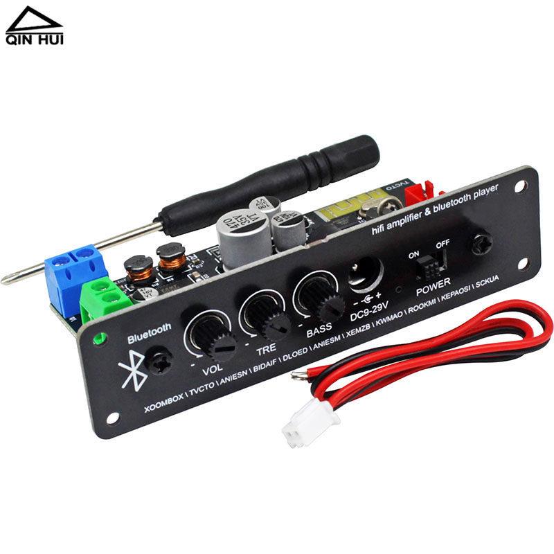 HIFI级蓝牙5.1数字功放板3-8寸音箱放大器模块diy音响电路主板12V