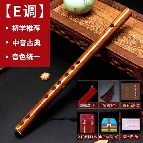 正品无膜横笛你短迷笛学生入门笛初学者儿童成人乐孔器女竹随身小
