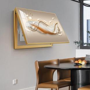 SLT轻2奢电表箱装 客厅配电箱电电闸源盒遮挡箱总开关 饰画025新款