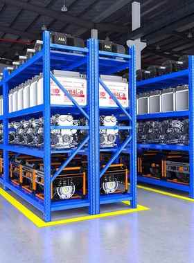 货架重型仓库可调制节库仓储置物架钢可移动货拆卸多层工QOF业房