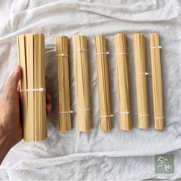 非遗手工diy 学生学校幼儿园竹片竹条竹编条编织装饰软竹条竹篾条