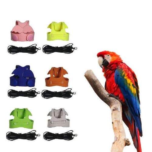 Bird Flying Suit and Training Rope Anti-bite Harness Leash