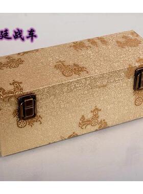 高档S蓝色背景小龙0件玉携镯盒银黄金和白银珠宝收集便1式箱包制