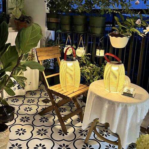 花园灯太阳能户外草坪灯现代简约露台灯手提庭院草地灯防水室外灯