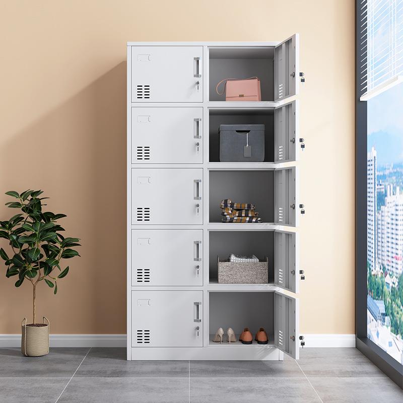 物健身房十门皮更衣浴柜员工柜子学校宿舍储柜更衣柜铁带锁10门室