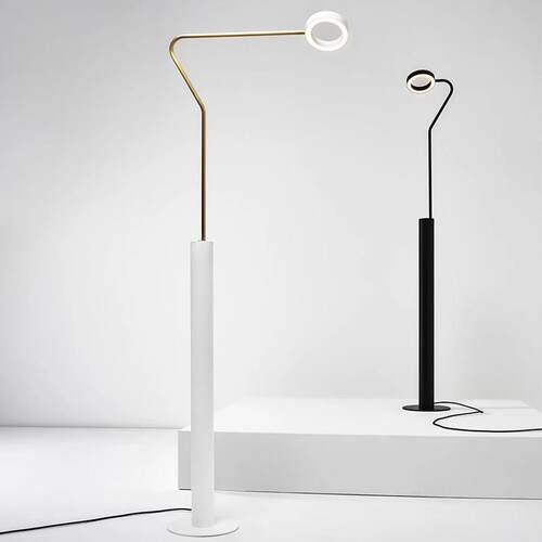 北欧极简客厅写字楼办公室落地灯现代设计师简约卧室书房床头台灯