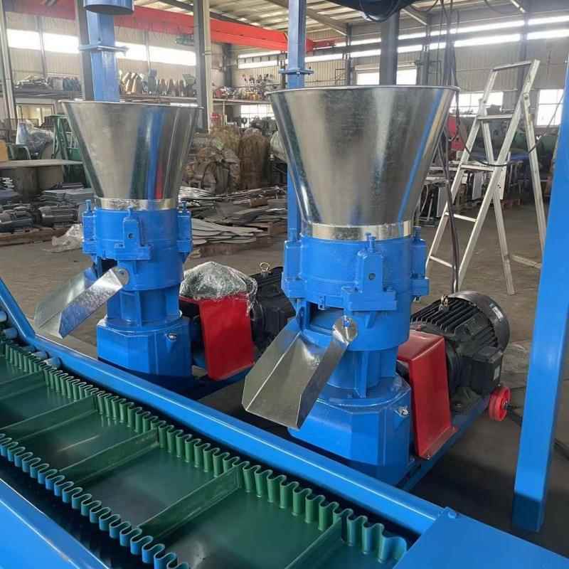 鸡鸭鹅平模饲料颗粒机养殖牛羊饲料颗粒机麸皮酒糟颗粒机