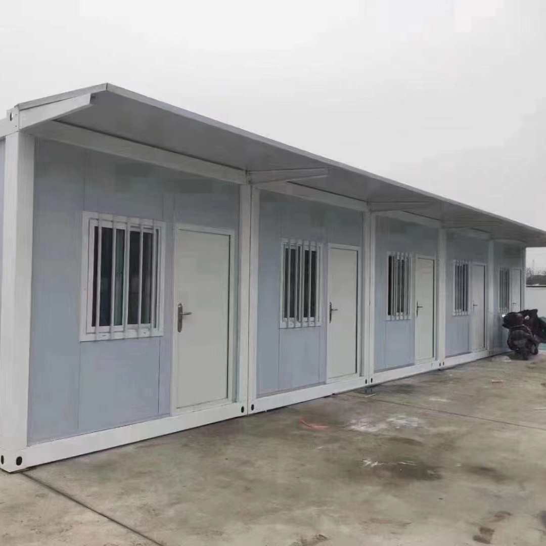 外贸箱式房屋工人宿舍打包箱房简装房装配式箱式房屋工地可移动
