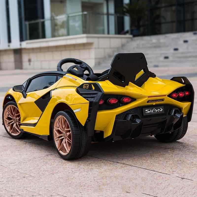 高档兰博基尼儿电动车四轮带遥控汽坐车女宝宝童小男孩可人玩具车