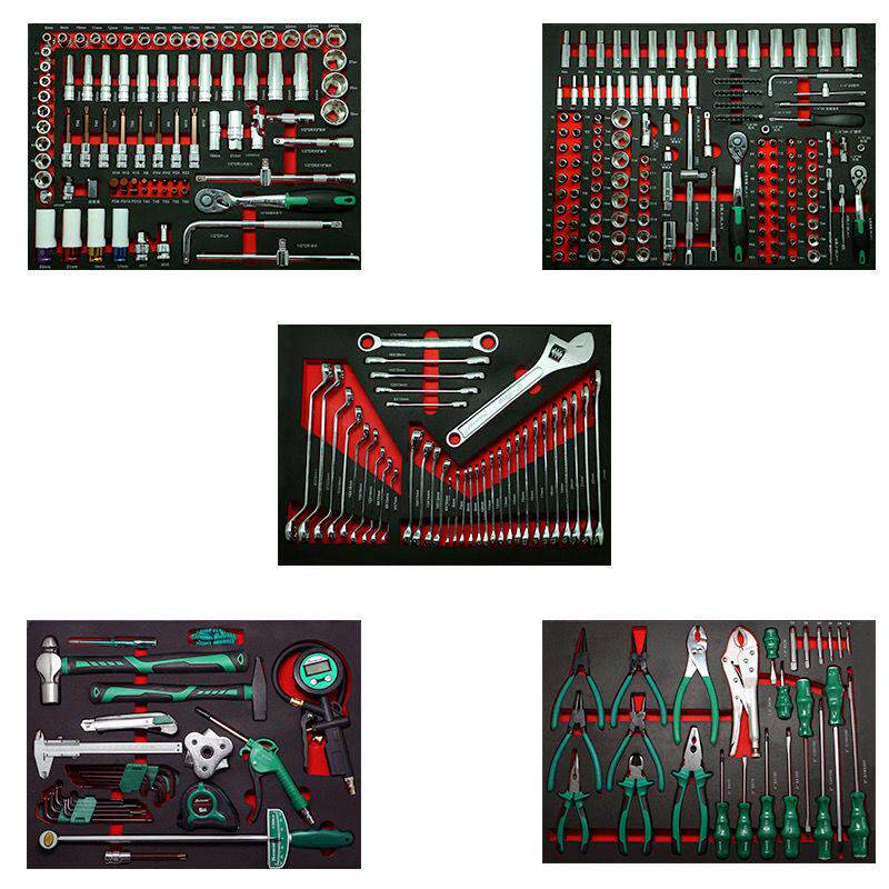 352件工具车组套工业级汽修套装重型抽屉式七层工具柜组合