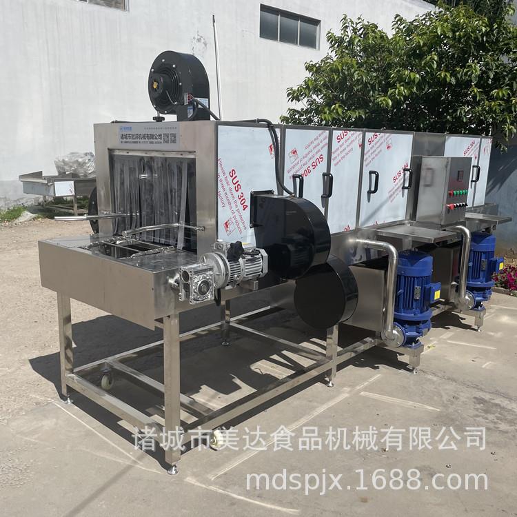 全自动周转筐清洗机水果塑料框清洗设备高压喷淋去油污洗筐设备