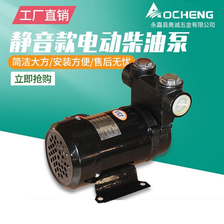 奥诚DCTP70B型静音电动加油泵12v24v电压柴油泵声音小方便携带