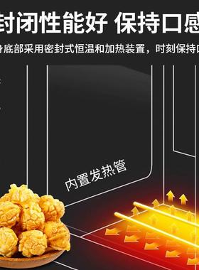 影电院米16880花电机商用爆摆摊用全自动热爆玉米花机膨化机苞谷