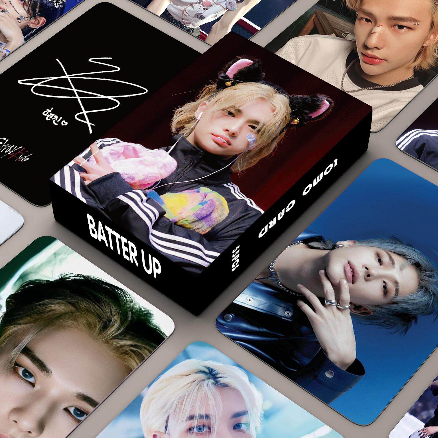 55张Straykids小卡Hyunjin黄铉辰单人小卡自印周边拍立得LOMO卡