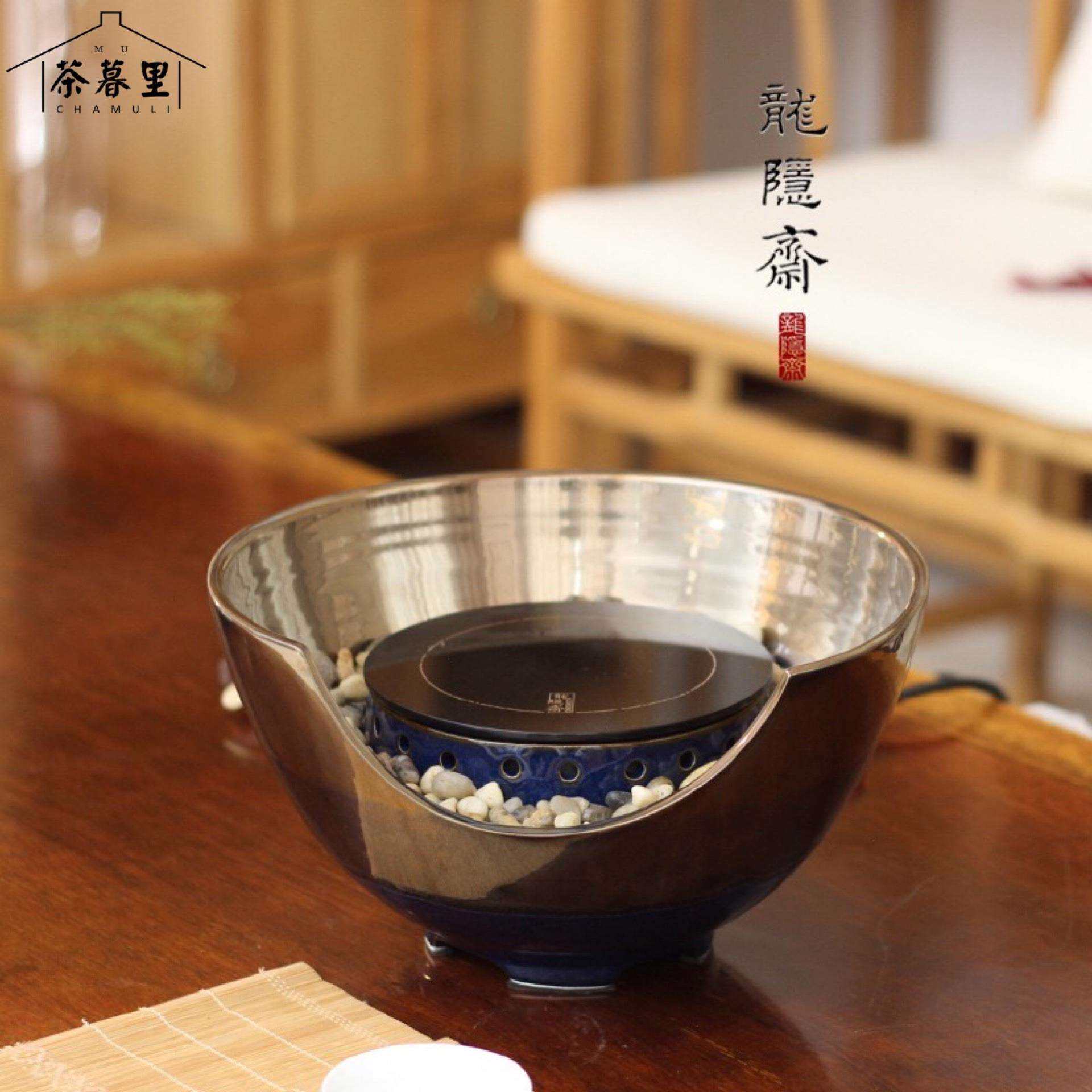 龙隐斋电陶炉静音铁壶银壶铜壶专用茶炉茶室家用办公用煮茶炉