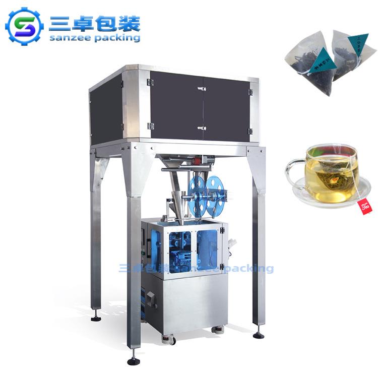 内外袋茶叶三角包包装机颗粒茶茶叶包装机广州芳村茶叶机械