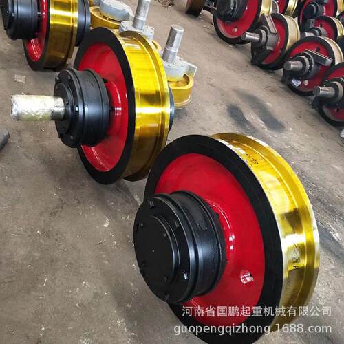 淬火调质600双边直角平角圆角箱起重机车轮组电动平车钢包车车轮