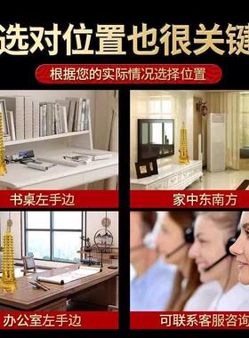 黄铜文昌塔全铜9层九层塔摆件风水客厅办公室桌面书房装饰品摆设