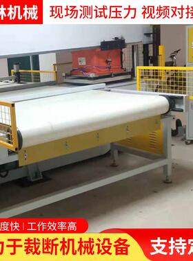 厂家直供双头多刀智能裁断机海绵双边自动送料裁断机欢迎来电