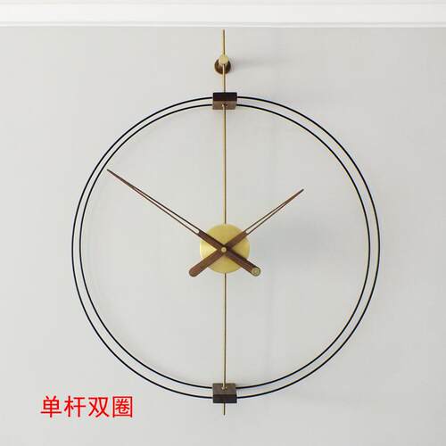 西班牙nomon挂钟客厅家用时尚个性极简挂表轻奢简约餐厅大气钟表