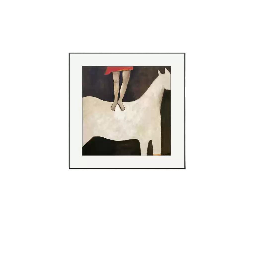 中古风抽象艺术装饰画小众独特酒店公寓挂画客厅餐厅儿童卧室壁画